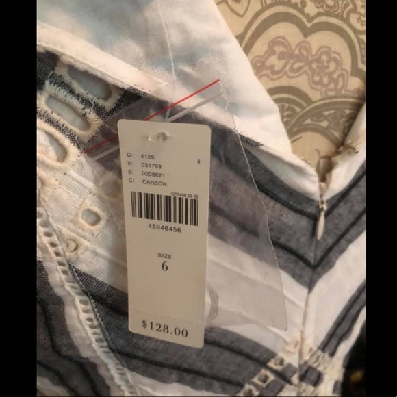 NWT ett twa striped eyelet romper. - Picture 4 of 4